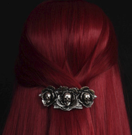 Restyle Gothic doodskoppen haarclip Dark Wonderland