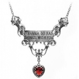 Restyle nekketting retro romantisch vampier - I wanna do bad things with you