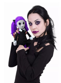 Spiral Direct Gothic Horror Vampier Knuffelpop - Viola - 40 cm hoog