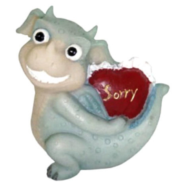 Funny Dragon - Sorry - 6.5 cm hoog