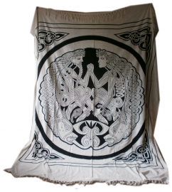 Bedsprei / wandkleed Keltische Man en Vrouw 200 x 220 cm