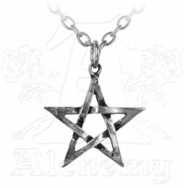 Alchemy Gothic nekketting - Zilveren Pentagram