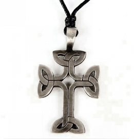 Pewter hanger Keltisch kruis 5