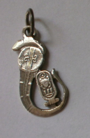 925 zilveren Egyptische Kartush kettinghanger
