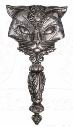 Alchemy of England the Vault - Sacred Cat Handspiegel - 22 cm lang