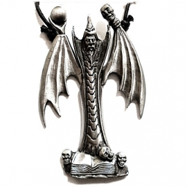 Pewter hanger met magiër