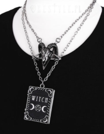 Restyle nekketting medaillion - Witch
