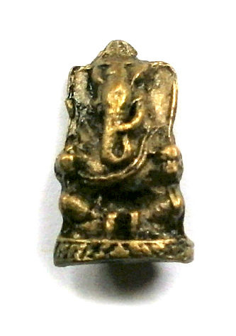 Minibeeld messing Ganesha 2.2 cm hoog