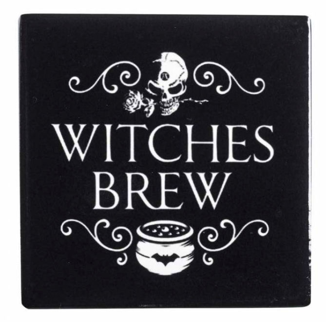 Alchemy of England keramieke onderzetter - Witches Brew  - 9.3 x 9.3 cm