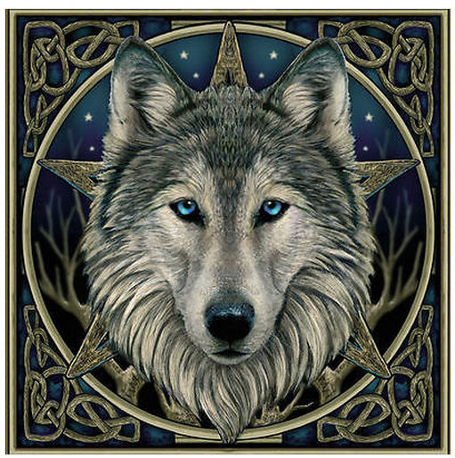 celtic wolf wandbord lisa parker 28 x 28 cm.jpg