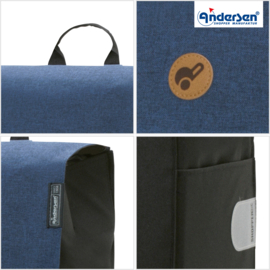Boodschappentrolley voor de trap, Scala Traploper Shopper Hera blauw