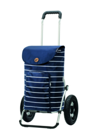 Boodschappenwagen met extra grote luchtbanden van 29 cm, Royal Shopper Mia Blauw