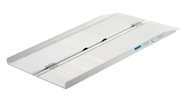 Opvouwbare oprijplaat aluminium - 122 cm
