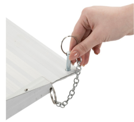 Opvouwbare oprijplaat aluminium - 91 cm