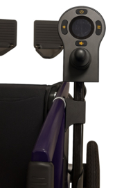 Gereserveerd - Tweedehands paarse Rollz Motion Electric (rollator en rolstoel in één) - 16833916