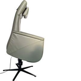 Tweedehands sta-op stoel Varese,  Leder Veneto in kleur Eucalyptus - 16834818