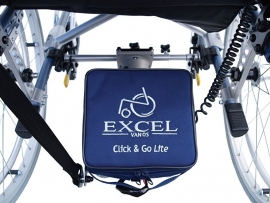 Elektrische duwondersteuning voor een rolstoel, Excel Click & Go Lite