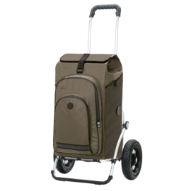 Boodschappenwagen met luchtbanden, Royal Shopper Hydro 3.0 olijf