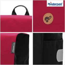 Boodschappentrolley voor de trap, Scala Traploper Shopper Hera rood