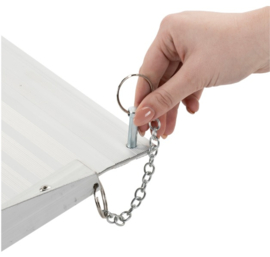 Opvouwbare oprijplaat aluminium - 61 cm