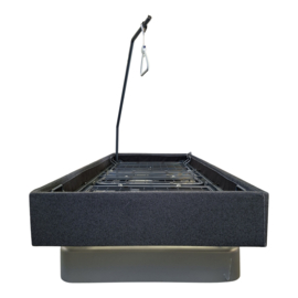 Tweedehands gestoffeerd hoog-laag bed Timeless Deluxe van 2.10 m met matras - 16834007