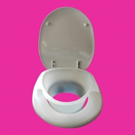 Tweedehands toiletverhoger met spatscherm van Pressalit - 155191-L