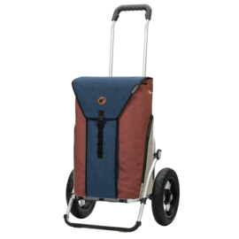 Boodschappenwagen met extra grote luchtbanden van 29 cm, Royal Shopper Oli.P 2.0 blauw