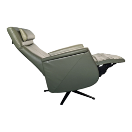 Tweedehands sta-op stoel Varese,  Leder Veneto in kleur Eucalyptus - 16834818