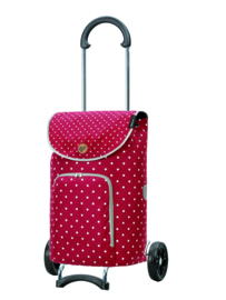 Boodschappenwagen voor achter de fiets, Scala Shopper Ole Rood