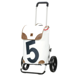 Boodschappenwagen met grote 3-spaken wielen, Royal Shopper 360° Lee 5