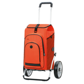 Boodschappenwagen met grote wielen met kogellagers, Royal Shopper Hydro 3.0 oranje