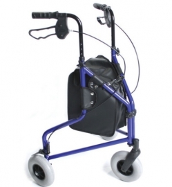 Lichtgewicht aluminium driewiel rollator - MW240L