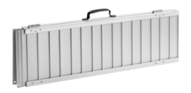 Opvouwbare oprijplaat aluminium - 122 cm