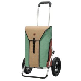 Boodschappenwagen met extra grote luchtbanden van 29 cm, Royal Shopper Oli.P 2.0 beige