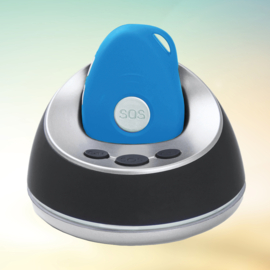 Mobiele alarmknop met GPS voor Alzheimer, Dementie, Wuzzi Alert Pebbles III