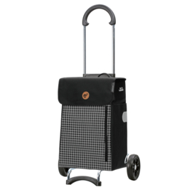Lichte boodschappenwagen, Scala Shopper Hente zwart