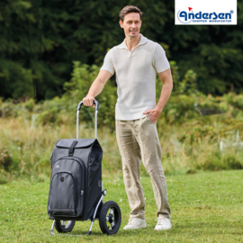 Boodschappenwagen met extra grote luchtbanden van 29 cm, Royal Shopper Hydro 3.0 zwart