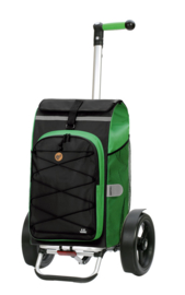 Boodschappenwagen met extra grote wielen van 29 cm, Tura Shopper Fado 2.0 Groen