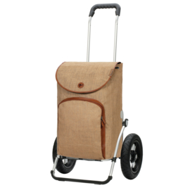 Boodschappenwagen met extra grote luchtbanden van 29 cm, Royal Shopper Reik beige