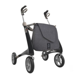 Lichtste hippe rollator ter wereld, de Ultra lichtgewicht carbon rollator van 4,95 kg met verborgen remkabels