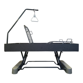 Tweedehands gestoffeerd hoog-laag bed Timeless Deluxe van 2.10 m met matras - 16834007