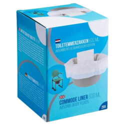 Toiletemmer zakken, zakken voor postoel van Secobed