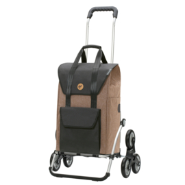 Boodschappenwagen voor de trap, Royal Traploper Shopper Senta 2.0 zand