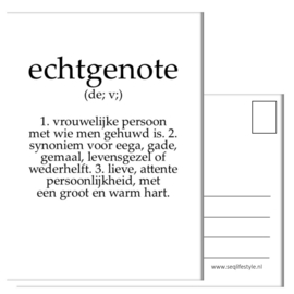 A6 KAART: ECHTGENOTE