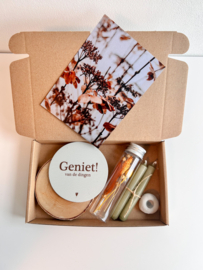 GIFTBOX: BLOEMETJE GROEN