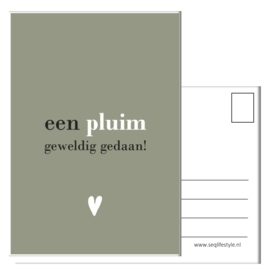 Een pluim