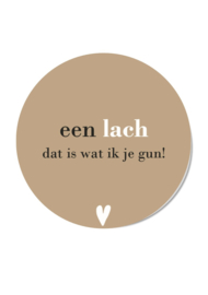 Een lach