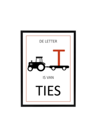 Tractor Terra met naam