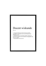 DOCENT WISKUNDE