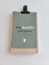 Een knuffel